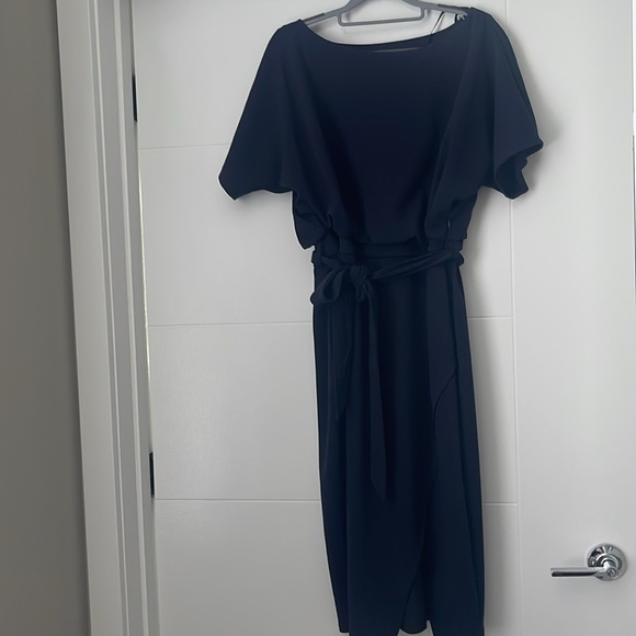Pretty Navy Blue Dress - Picture 4 of 7